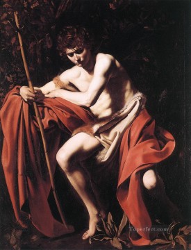 barroco Painting - San Juan Bautista2 Caravaggio Barroco